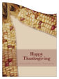 Just Corn Thanksgiving Curved Wine Hang Tag 2.75x3.75